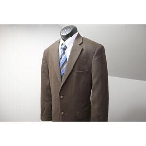 Tasso Elba 100% Camelhair Lanificio Campore Blazer Jacket Mens Size 42 R